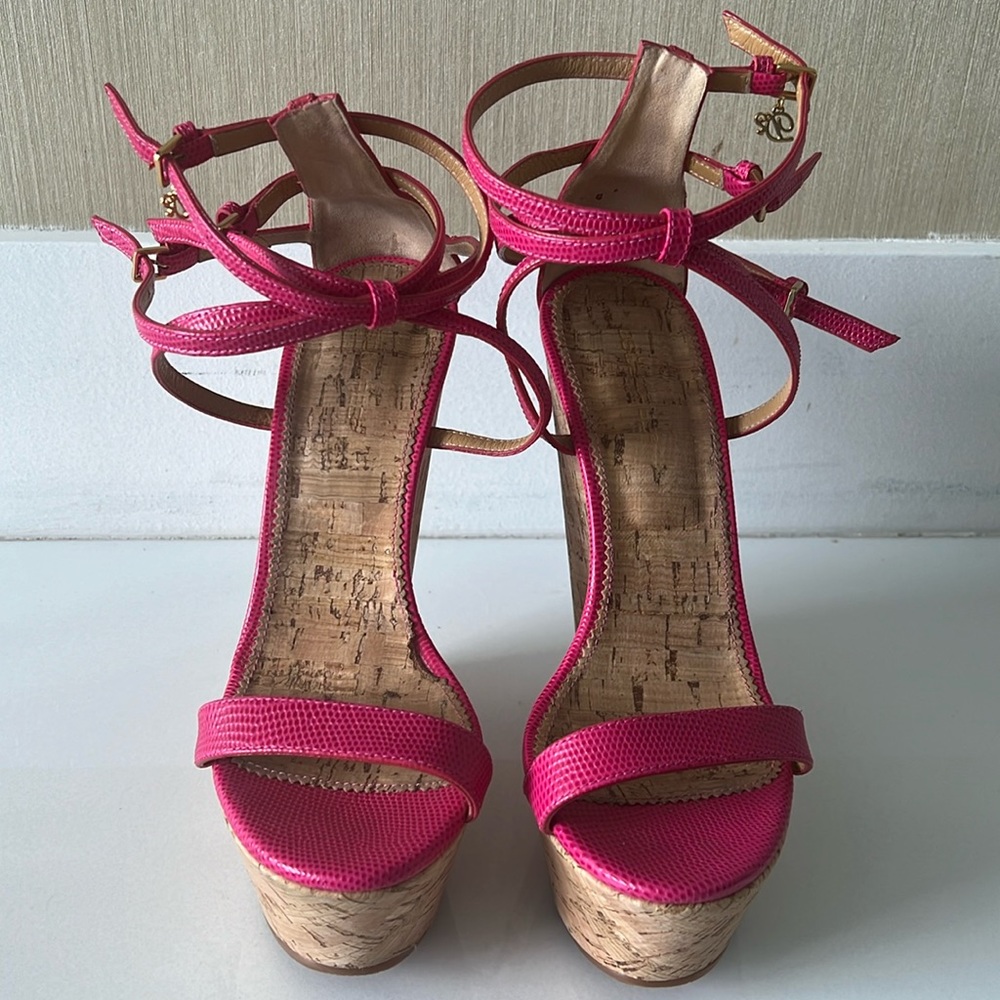 Dsquared wedge shoes pink